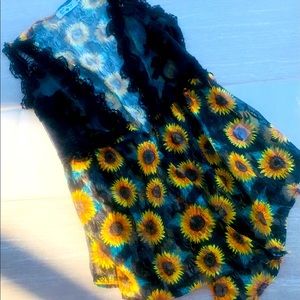 Crazy Train sunflower vest